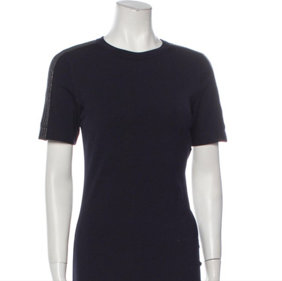 Navy Blue A-Line Dress - Picture 2 of 11